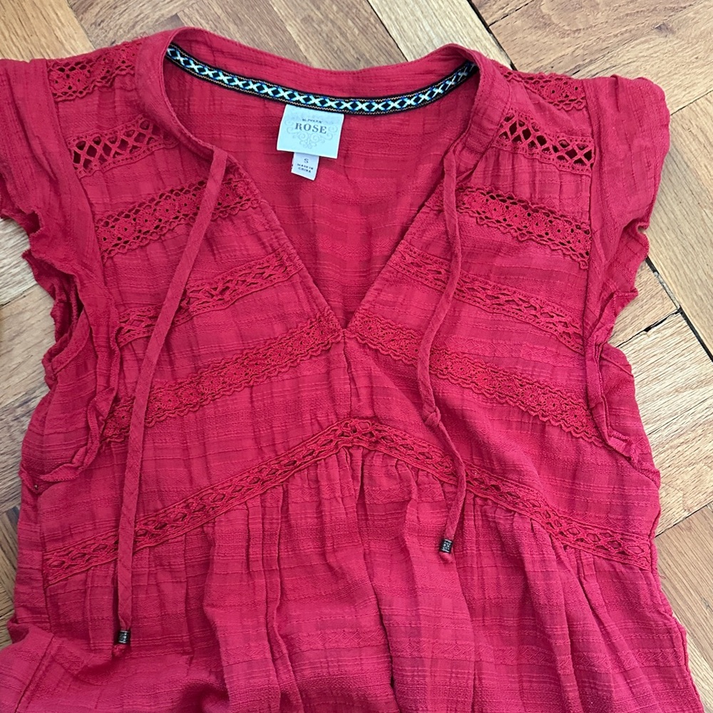Knox Rose Vibrant Red Dress - Picture 3 of 3